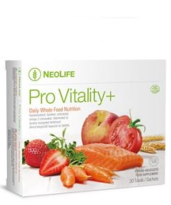 NeoLife Pro Vitality+ pakuotė padeda užpildyti svarbias mitybos spragas, atsirandančias dėl mūsų mitybos. Šie produktai suteikia energijos ląstelėms, gali padėti sustiprinti mūsų imuninę sistemą ir sveikatą. Natūralūs maisto papildai kliniškai patikrinti, stiprinantys mūsų gyvybingumo ir sveikatos pagrindą.